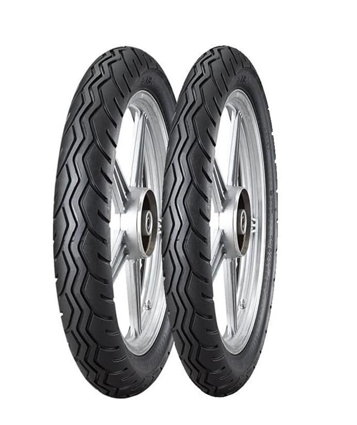 90/90-18 M/C 57P 2.75 - 18 M/C 42P IRC Nr-47 Tubeless Lastik Takımı