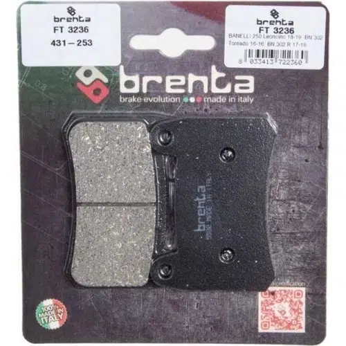 Benelli Tnt 249S Ön Fren Organik 1 Takım Balata Brenta