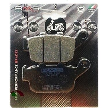 Honda Cbr 250 Arka Fren Organik 1 Takım Balata RMS 