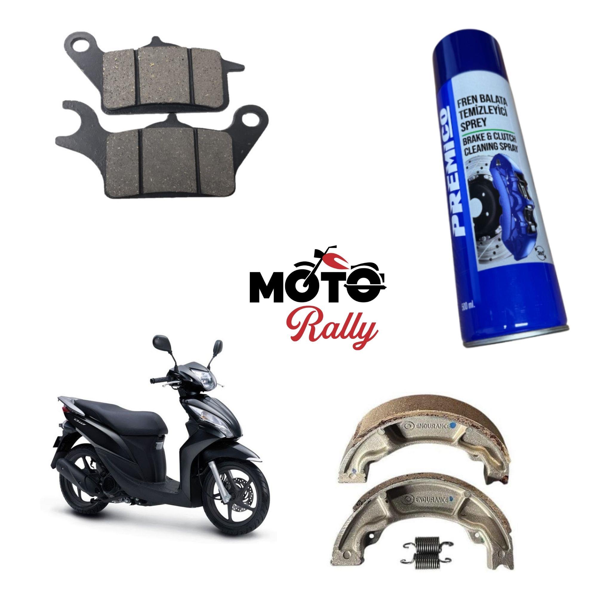 Honda Dio 110 Fren Balata Takımı Ön Ve Arka Ve Balata Sprey