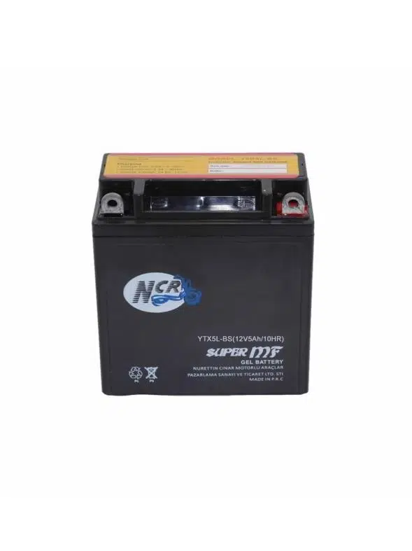 Motosiklet Aküsü Ytx5l-Bs 12 Volt 5 Amper