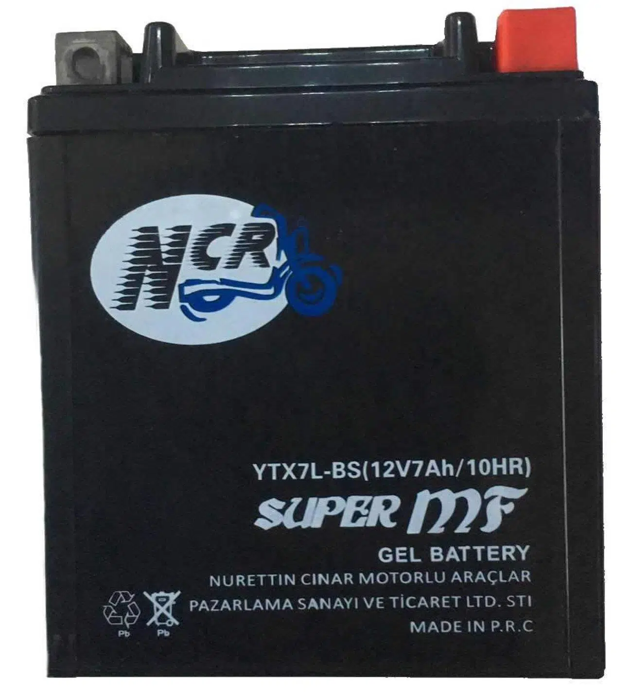 Motosiklet Aküsü Ytx7l-Bs 12 Volt 7 Amper