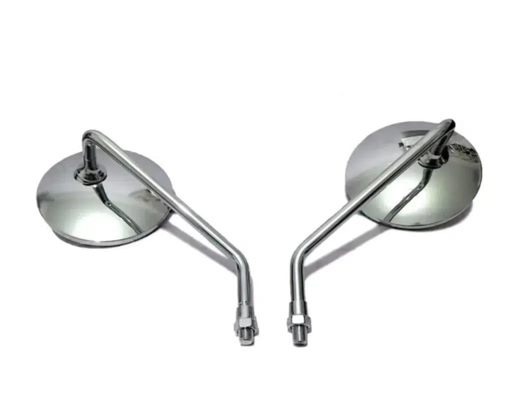 Motosiklet Ayna Takımı Nikel Yuvarlak 10 mm