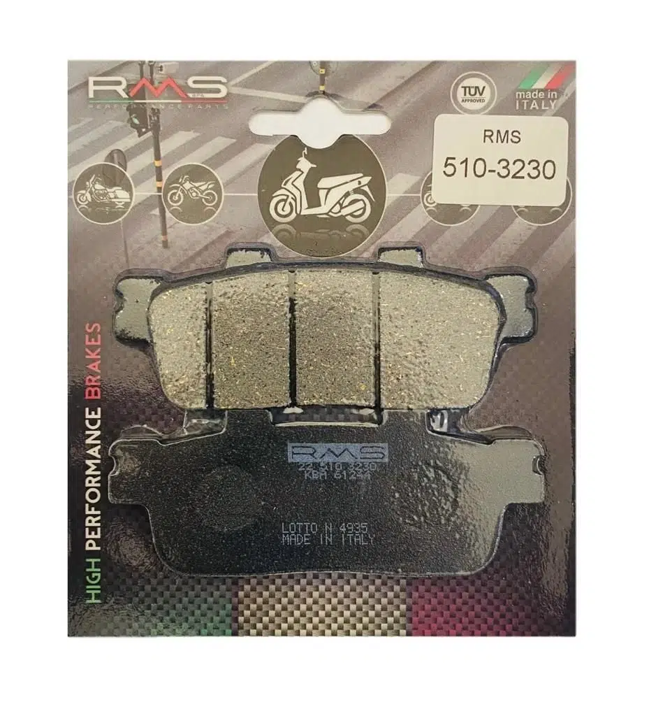 SYM ATV 200 ARKA FREN Organik 1 Takım Balata RMS 