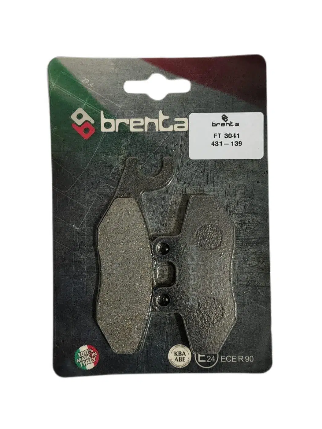 Vespa Primavera 150 Ön Fren Organik 1 Takım Balata Brenta